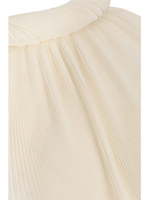 Abito lungo in maglia di viscosa plissé ALBERTA FERRETTI | M0489 01032002